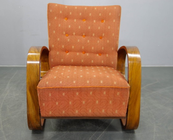 Image 1 of Tank-Sessel von Miroslav Navratil, laminiertes Bugholz, 1930er Jahre