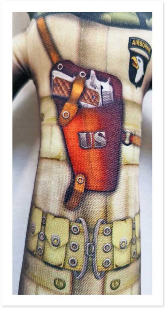 Image 1 of 101st Airborne gift | paratrooper gift for veteran | WW2 paratrooper collectible figurine | D Day history decor | military offic