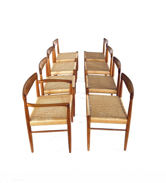 Image 1 of 8x Silla de comedor Henry Walter Klein, Bramin '60