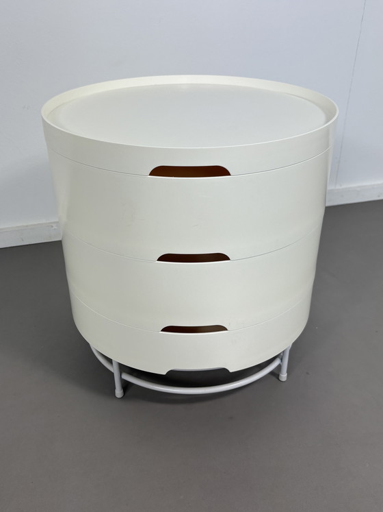 Image 1 of Vintage IKEA white modular table designed by T.Richardson, C.Brill, A.Williams.