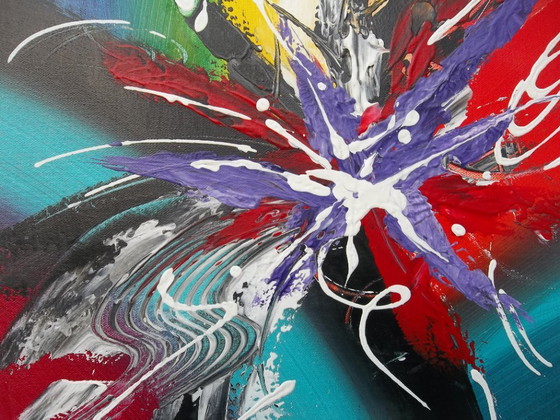 Image 1 of "Vésuvio V" – Une œuvre signé 2Luss'Art - Livraison offerte