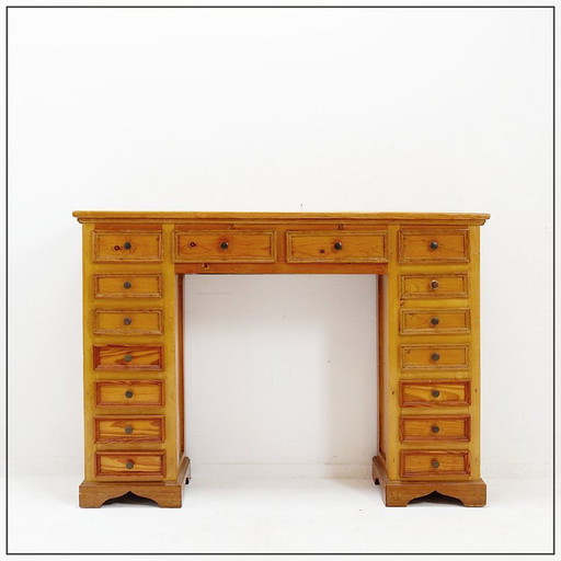 Apothecary cabinet on a solid pine pedestal - England, early 20th century