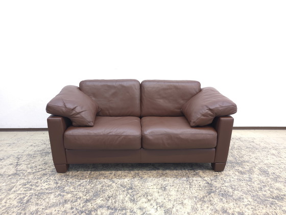 Image 1 of Divano in pelle a due posti DS 17 di De Sede