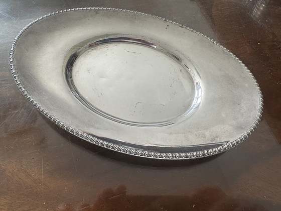 Image 1 of Norton & White EPNS Manchester 21 cm / 14 cm Verzilverd Zak Dienblad