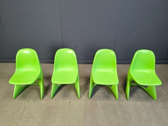 Image 1 of Set van 4 Casalino eetkamerstoelen van Alexander Begge voor Casala, jaren 70.