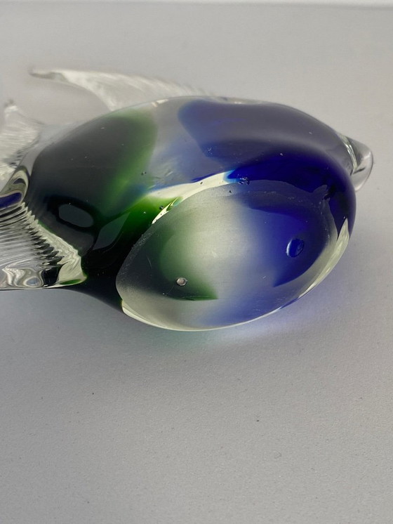 Image 1 of Murano kunst, glazen beeldjes – Olifant & Vis – Handgemaakt – Italië