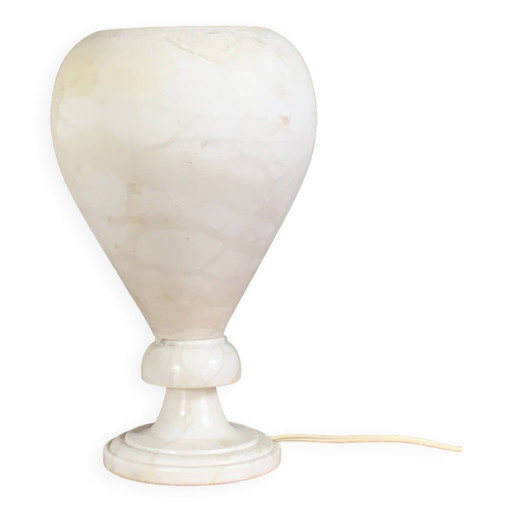 Vintage alabaster table lamp