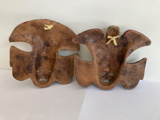 Aardewerk Maskers – wanddecoratie, Ceramic (photo 2 of 9)