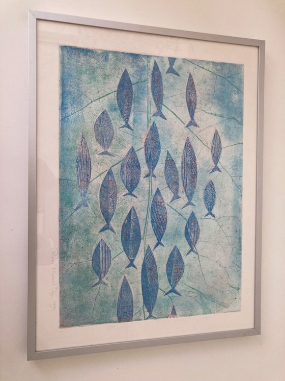Opera grafica originale dell'artista Rinné Mervel (Delft) – Litografie e stampe, Paper (photo 12 of 13)