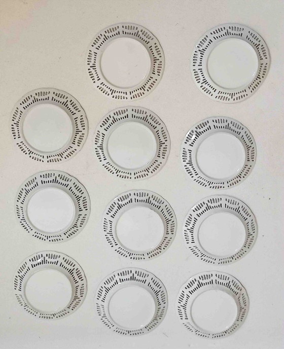 Image 1 of Set di 12 piatti in porcellana Bavaria Schumann, diametro 10 cm