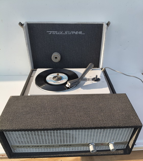 Giradischi Portatile Vintage 'Nuovo Faro Jolly Super' Anni '60 – Perfettamente Funzionante – Modernariato (photo 3 of 8)