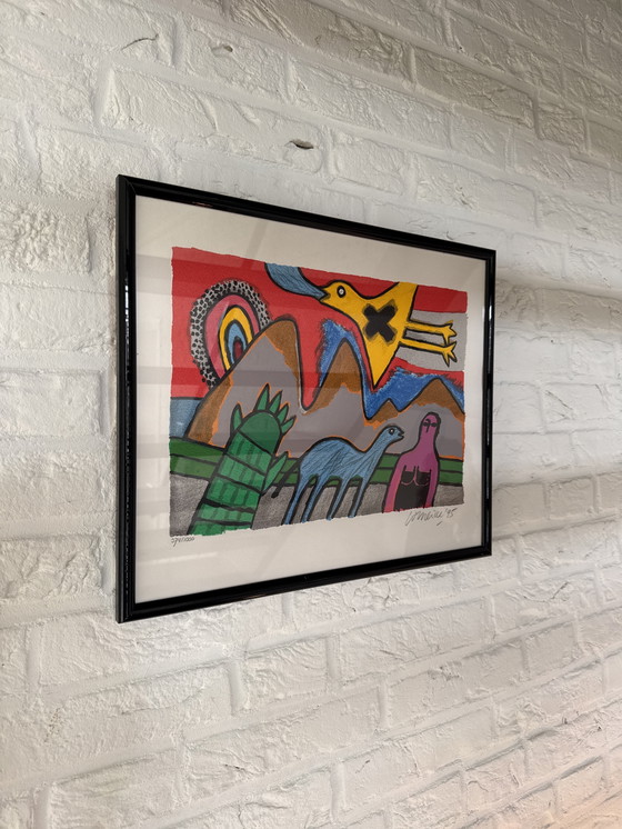 Image 1 of Abstracte litho van Corneille.