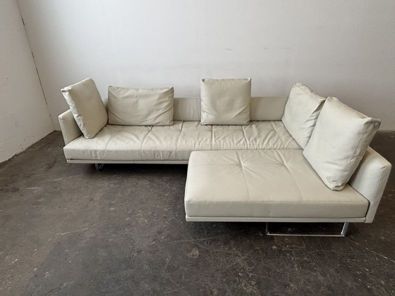 Image 1 of Walter Knoll Prime Time Ecksofa Leder hellgrau 