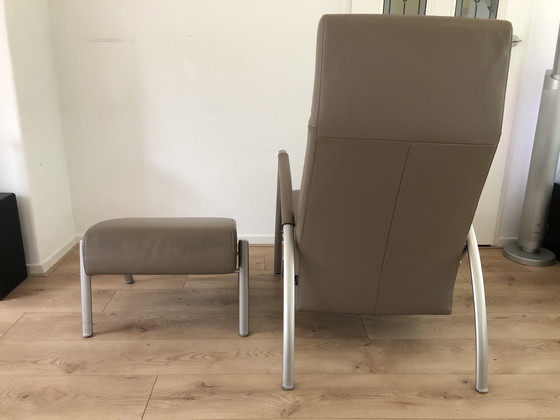 Image 1 of Sillón Harvink modelo The Club Relax + Reposapiés