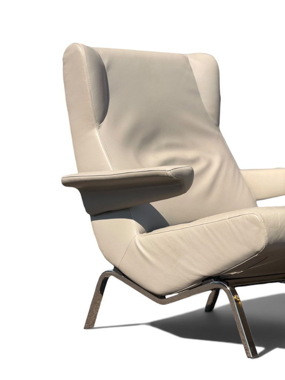 Auténtica silla Pierre Paulin "Archi" para Ligne Roset - Piel gris – Sillones, Leather (photo 14 of 14)