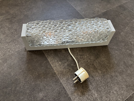 Image 1 of Vintage kristal glas wandlamp RZB/ Erco