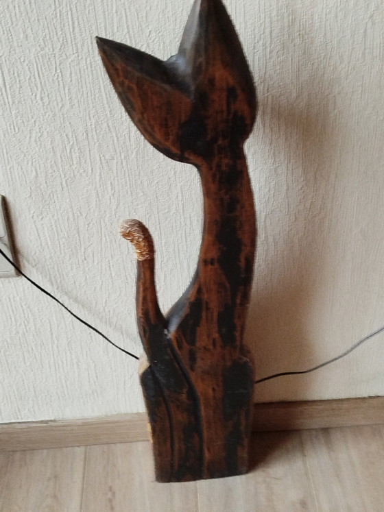 Image 1 of Chat en bois