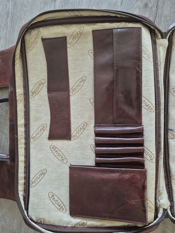 Image 1 of Sac pour ordinateur portable en cuir de perdrix