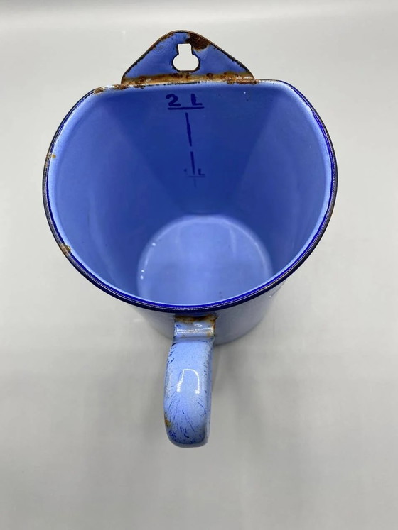 Enameled blue granite wall fountain, 2 liters – Decorative Objects (photo 3 of 5)