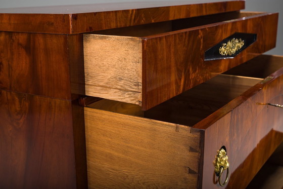 Image 1 of Vroeg 19e-eeuwse Biedermeier mahoniehouten commodes, jaren 1830