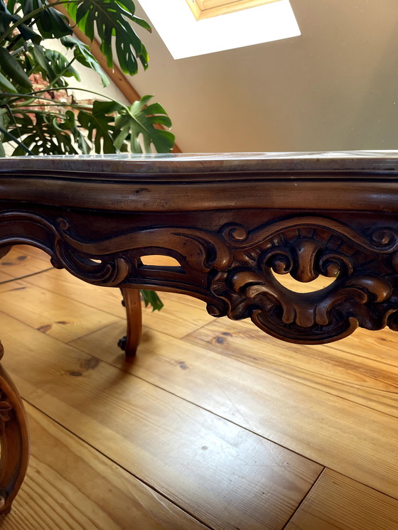 Image 1 of Coffee Table Marble Louis XV Style