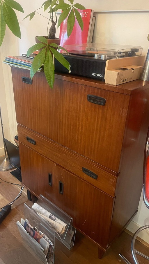Hermoso diseño de mueble de madera vintage - 1960 Cees Braakman
