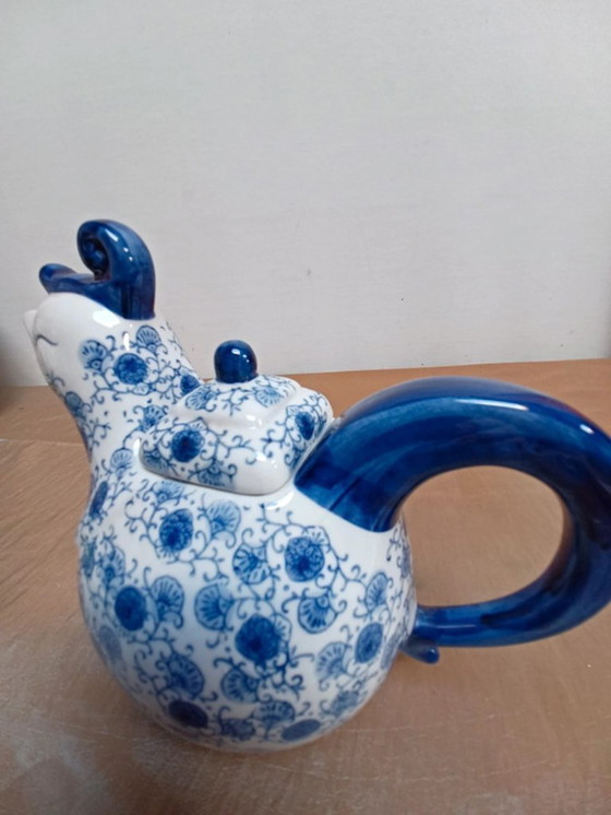 Image 1 of Chinese Blue and White Teapot