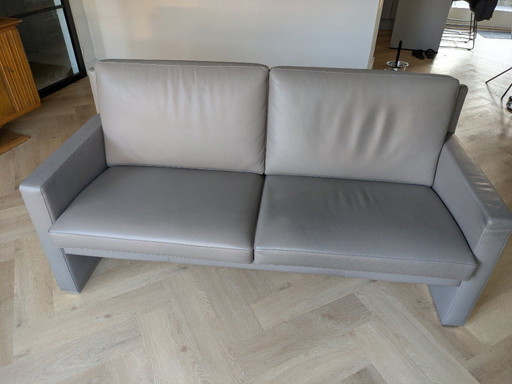Leolux Timandra taupe - 2,5 zits Banque design