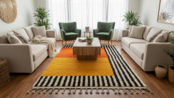Alfombra tradicional hecha a mano 250cm x 150cm Marroquí – Wool (photo 5 of 11)