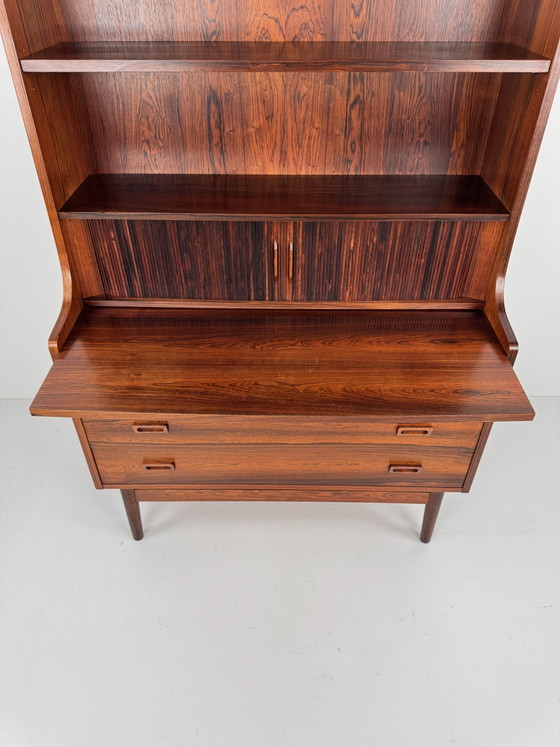 Sekretär-Bücherschrank mit integriertem Schreibtisch, Johannes Sorth, Dänemark, 1966 – Nexø Møbelfabrik (photo 13 of 15)