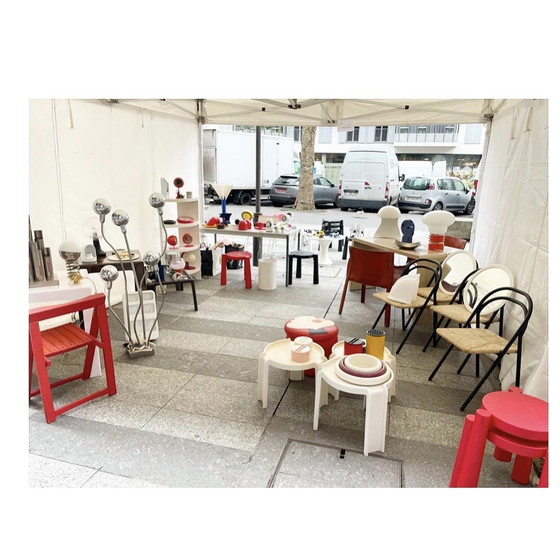 Image 1 of Space Age Lampe Fällander Glas 60er Jahre