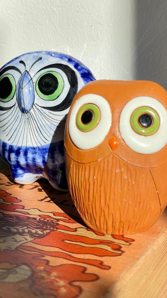 Image 1 of Gufi in ceramica vintage fatti a mano