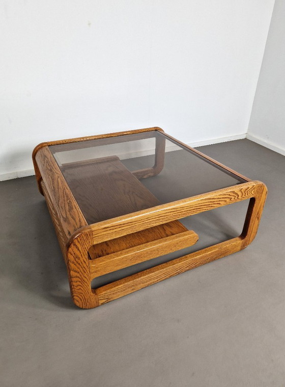 Image 1 of Lou Hodges Coffee Table | Oak | 1970s