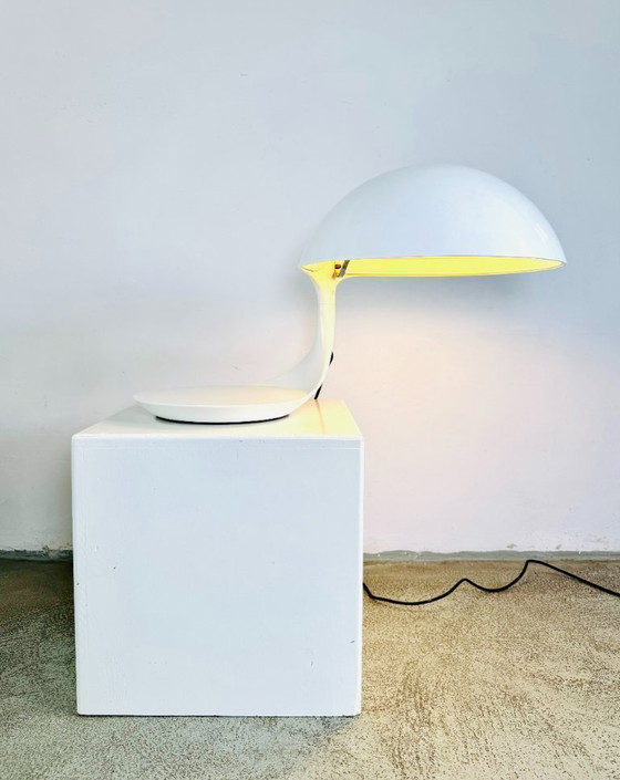 Image 1 of Lampe de table Cobra modèle 629 par Elio Martinelli pour Martinelli Luce, Italie, 1968