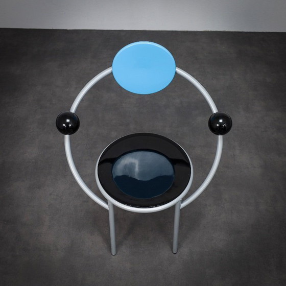 Image 1 of Een paar eerste stoelen van Michele De Lucchi voor Memphis, Milaan, Italië, 1981