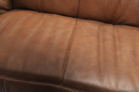 Image 1 of Prachtige vintage Ringo Sofa in leer van Gerard Van Den Berg voor Montis 1979