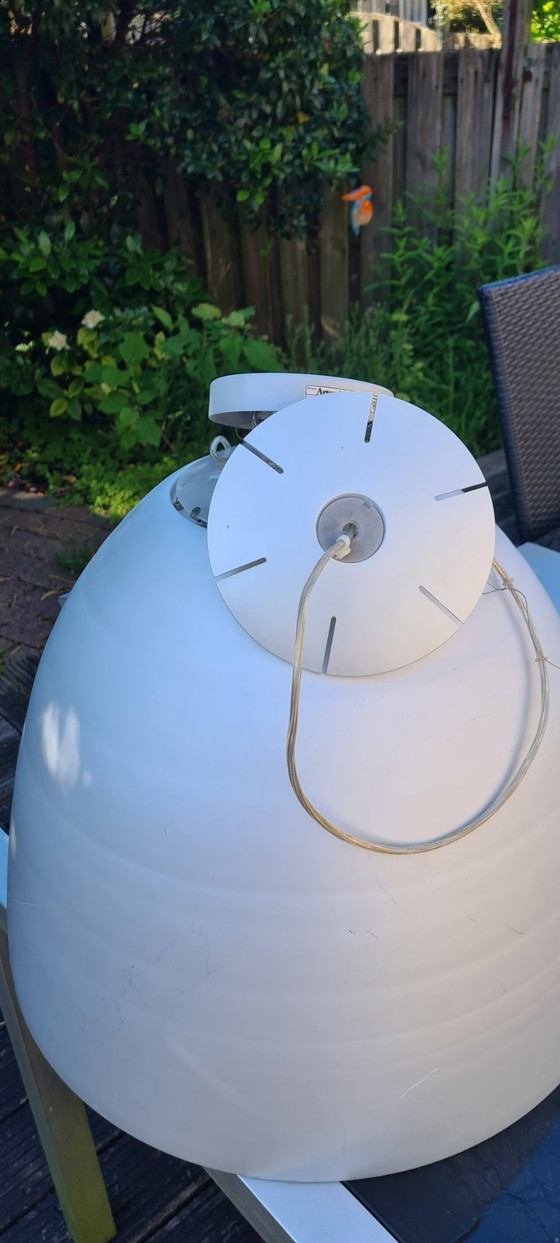 Image 1 of 2x Lámpara colgante Artemide NUR – plata mate – diseño Ernesto Gismondi