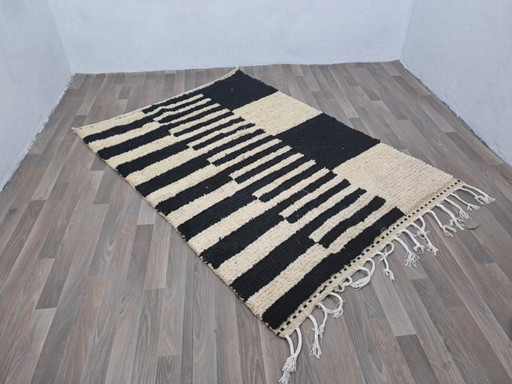 Tapis marocain en laine naturelle 200cmx150cm
