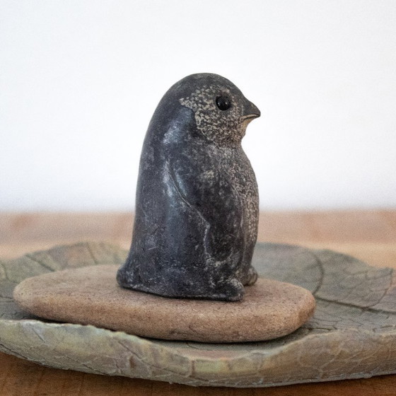 Image 1 of Statuetta vintage di pinguino cucciolo di Wolf Canada