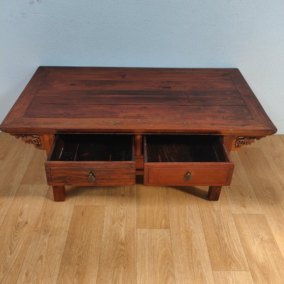 Image 1 of Vintage antieke Aziatische salontafel koffietafel 