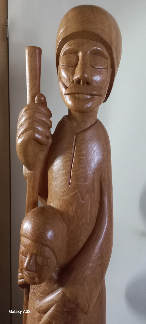 Sint Jozef - Maurice Pelgrims-Jelle – Arte, Wood (photo 2 of 13)