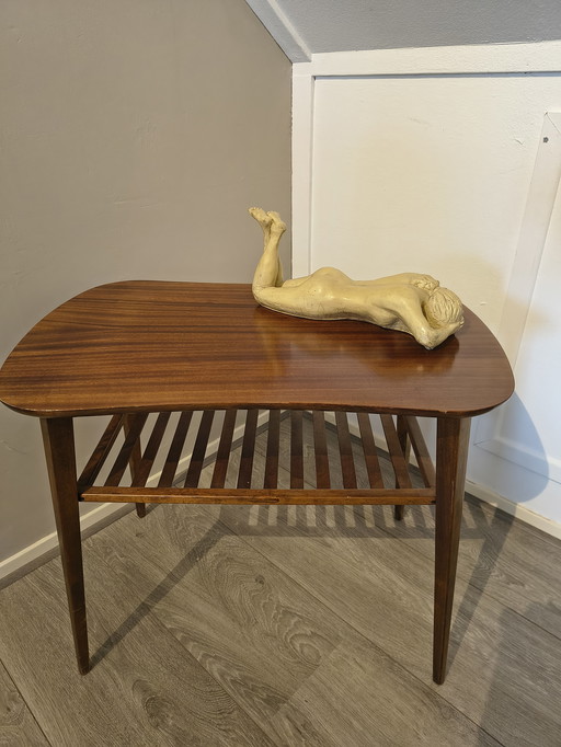 Mesa de centro vintage escandinava, hermoso diseño, elegante