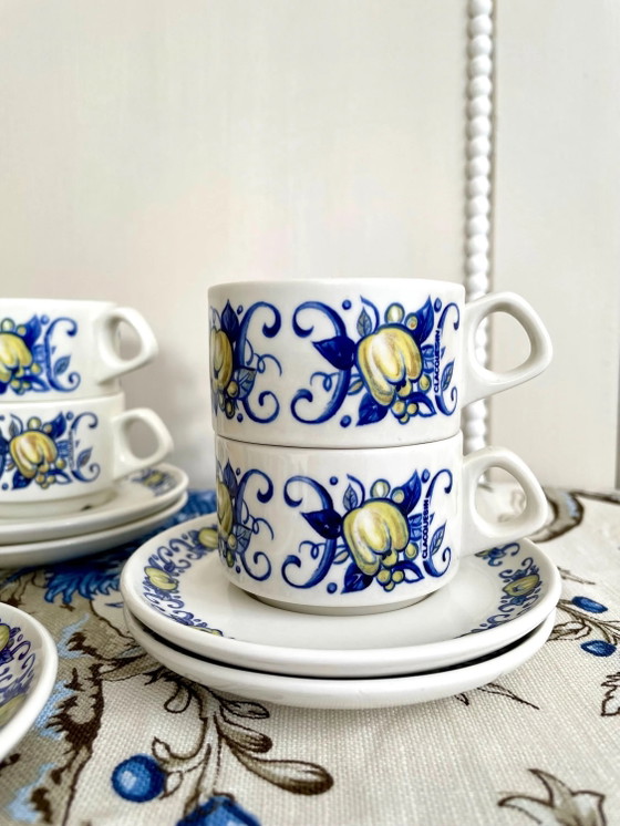 Tazzine e piattini da caffè espresso vintage Villeroy & Boch Cadiz, set da cinque – Stoviglie, Porcelain (photo 5 of 6)