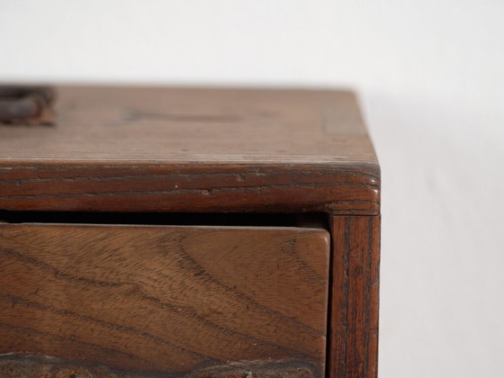 Antica scatola di legno giapponese con cassetto – Periodo Meiji–Taishō (c.1890–1920) – Armadi contenitori (photo 25 of 40)