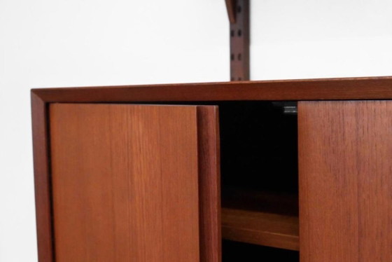 1/2 Poul Cadovius Royal System Credenza Cassetto Scaffale Teak – Scaffali a muro, Legno (photo 10 of 20)