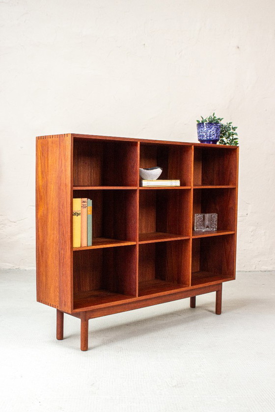 Bibliothèque, commode et buffet Peter Hvidt, style vintage, en teck massif – Wood (photo 19 of 21)