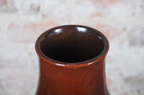 Original Mid-Century Vase, Ceramic, Well-Preserved Condition, Czech, 1950s (photo 5 of 8)