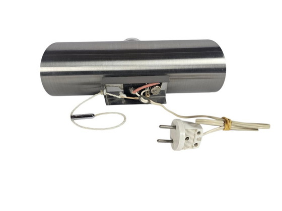 Image 1 of Massive - Space Age - wandlamp - geborsteld staal - 1970's