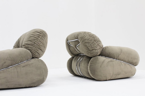 Image 1 of Poltrone vintage Okay di Adriano Piazzesi, anni '70, Italia