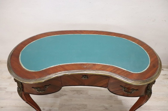 Image 1 of Elegant Louis XV Style Writing Desk, Italy 20th century